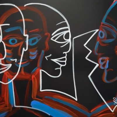 Peinture narrative de Myriam FERRY, artiste peintre contemporaine, peinture figurative. peintre narratif en Loir et Cher